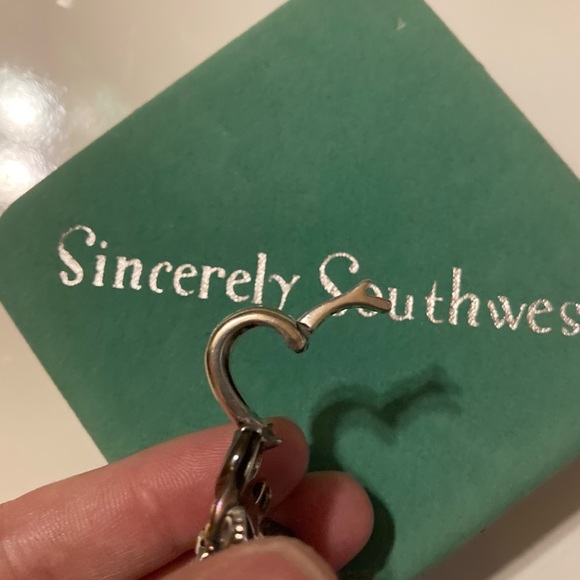 Vintage Carolyn Pollack Rhodonite Mixed Metal Enhancer - Picture 4 of 7